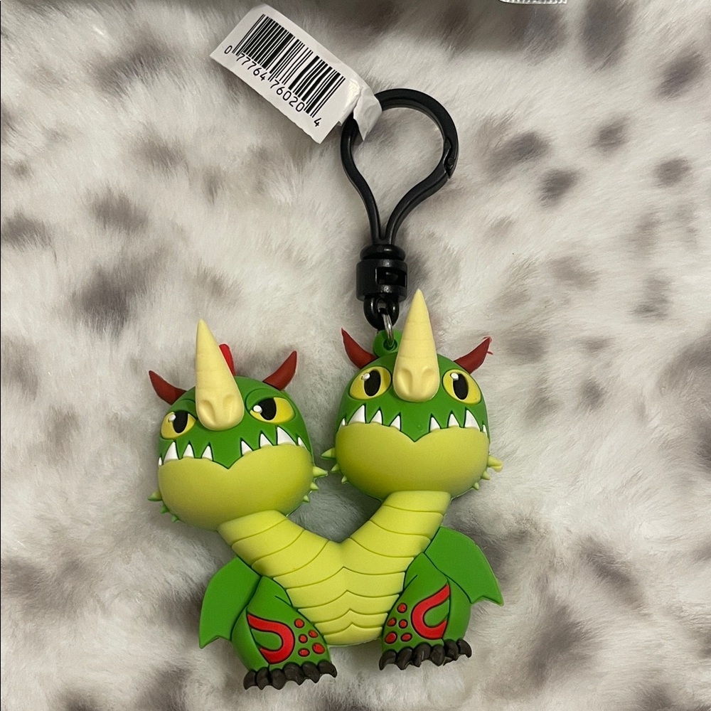 Green Barf and Belch Dragon Bag Clip